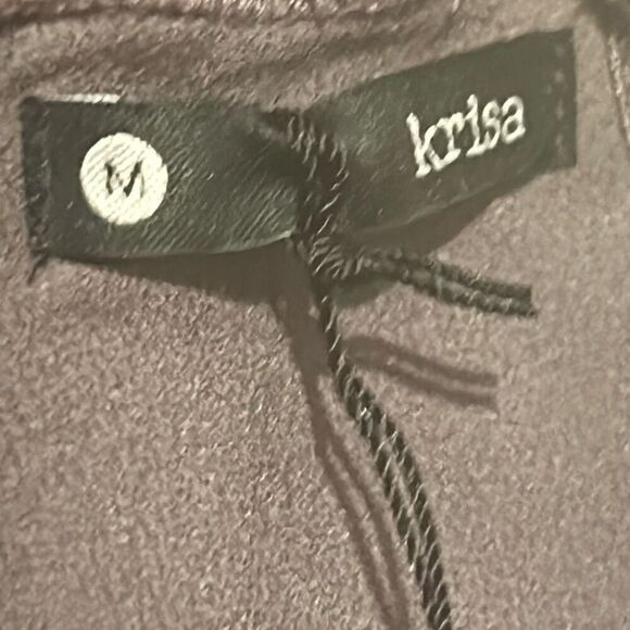 Krisa Size M Halter Maxi Dress Dark Taupe Metallic Eveningwear 100% Viscose New - Picture 11 of 12